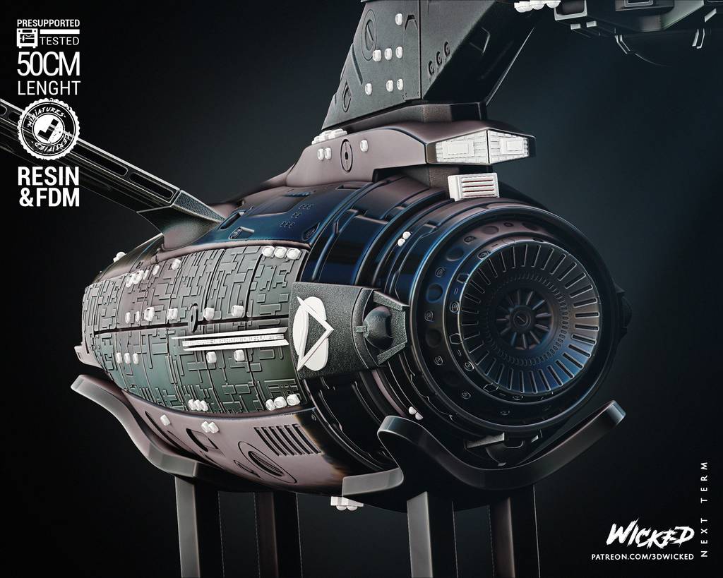 P站图纸印象馆 3DWicked 星际迷航 企业号星舰 3DWicked 星际迷航 企业号星舰