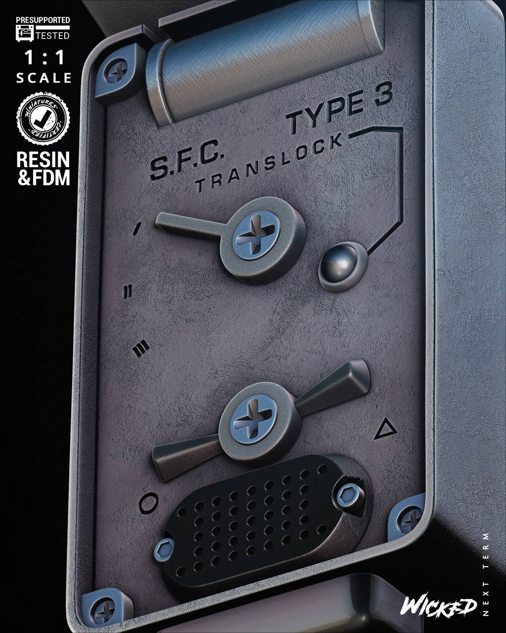 P站图纸印象馆 3DWicked 星际迷航 无线电报机 3DWicked 星际迷航 无线电报机