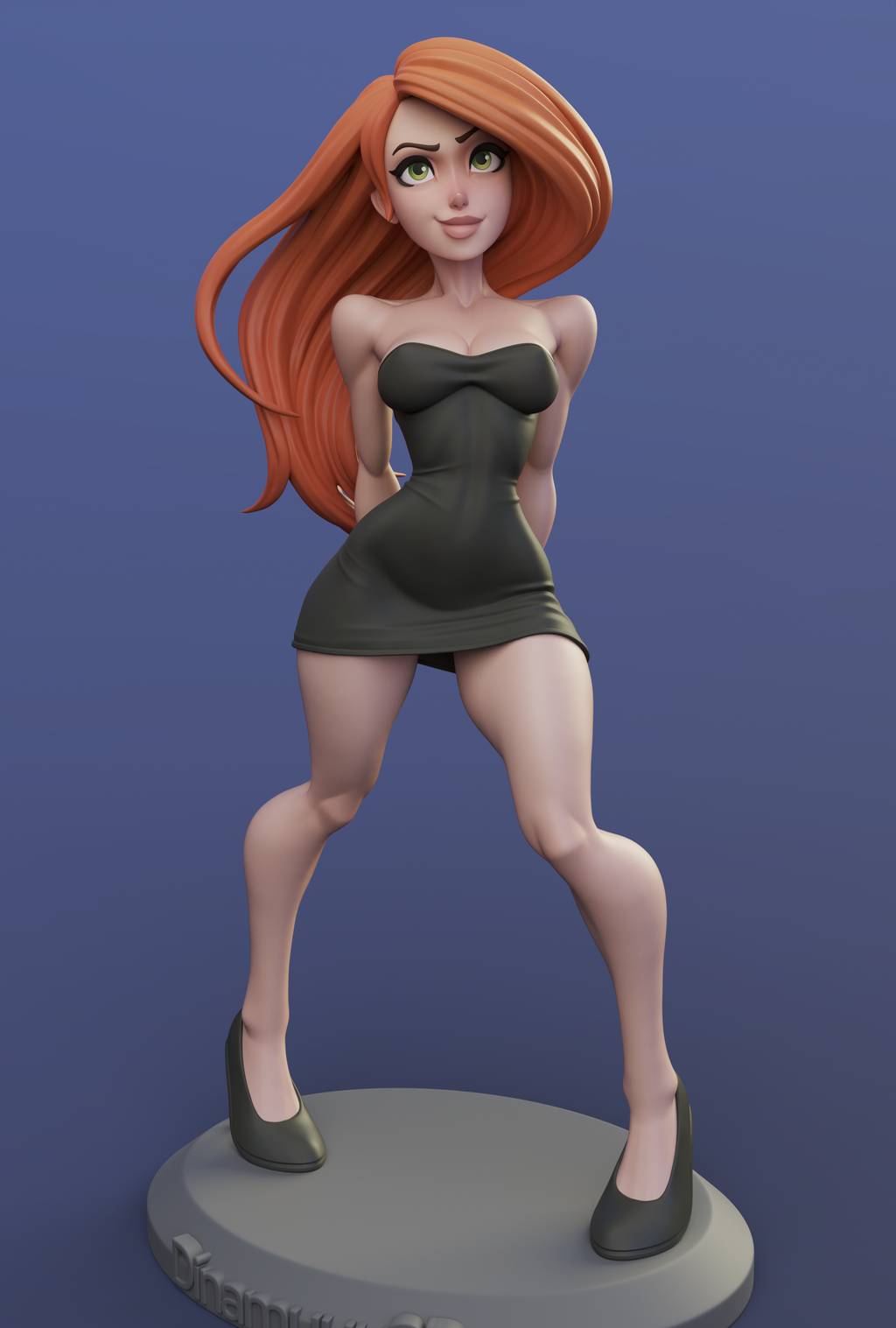 P站图纸印象馆 Dinamuuu 3D 麻辣女孩 金姆·帕瑟伯 Dinamuuu 3D 麻辣女孩 金姆·帕瑟伯