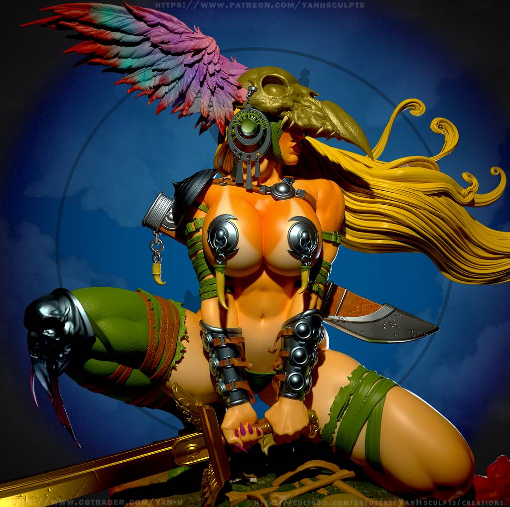 P站图纸印象馆 Yan H 秃鹫女王 Yan H 秃鹫女王