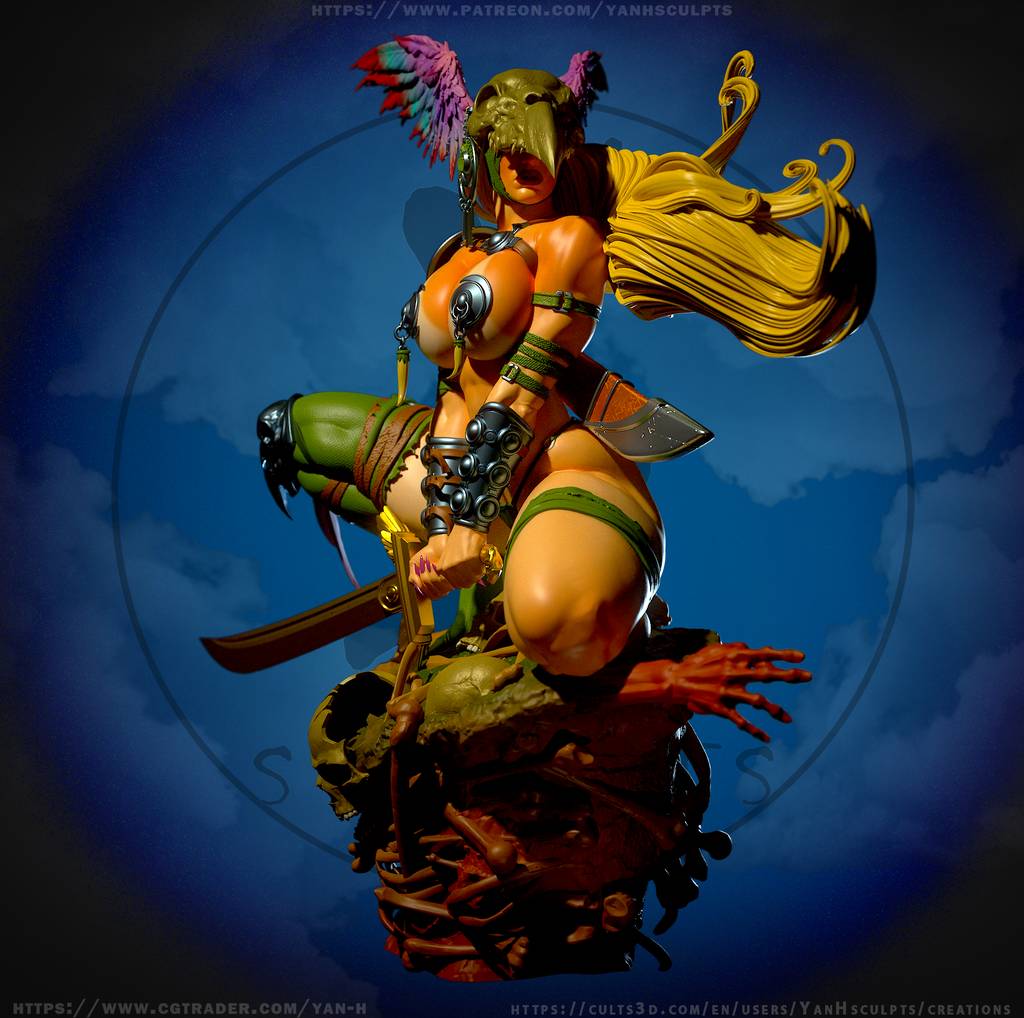 P站图纸印象馆 Yan H 秃鹫女王 Yan H 秃鹫女王