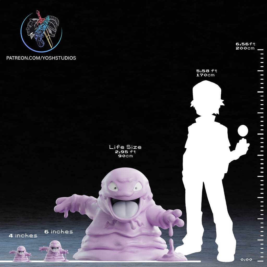 P站图纸印象馆 Yosh 精灵宝可梦 臭泥 Yosh 精灵宝可梦 臭泥