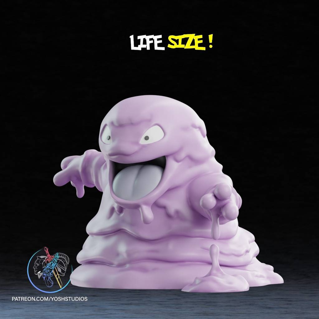 P站图纸印象馆 Yosh 精灵宝可梦 臭泥 Yosh 精灵宝可梦 臭泥