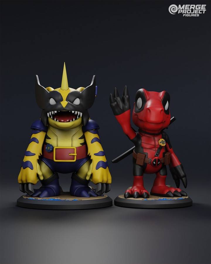 P站图纸印象馆 MPF 精灵宝可梦 亚古兽和加布兽 MPF 精灵宝可梦 亚古兽和加布兽