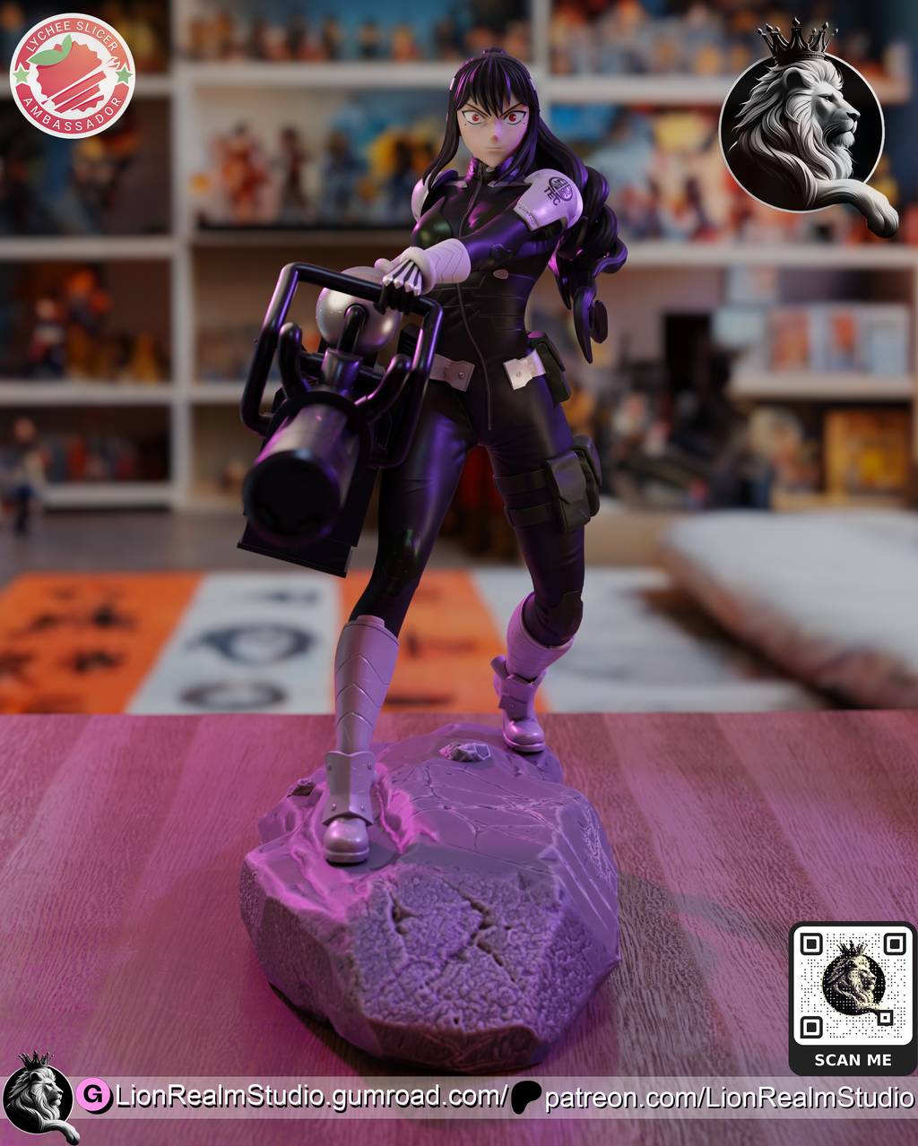 P站图纸印象馆 LionRealm 怪兽8号 亚白米娜 LionRealm 怪兽8号 亚白米娜