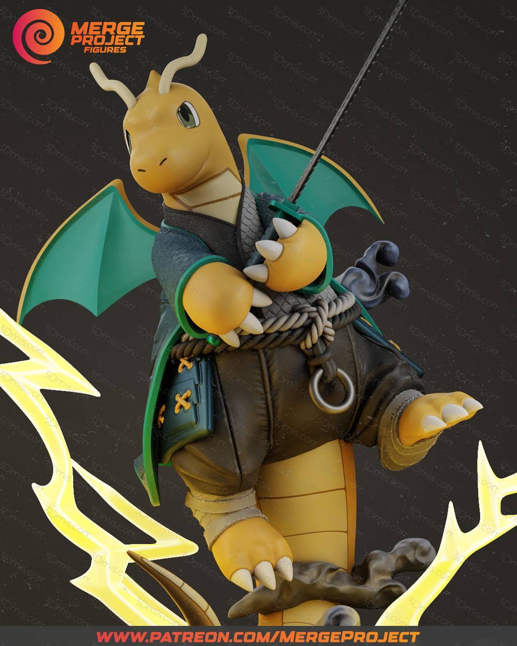 P站图纸印象馆 MPF 精灵宝可梦 快龙 MPF 精灵宝可梦 快龙