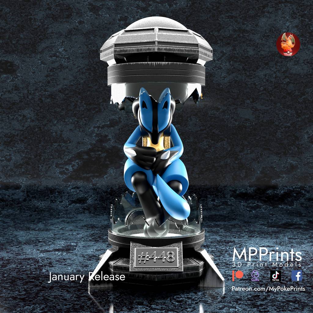 P站图纸印象馆 口袋妖怪 路卡利欧 口袋妖怪 路卡利欧