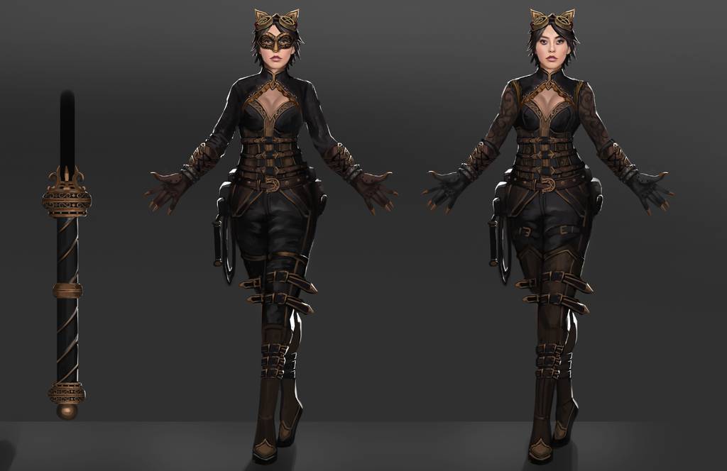 P站图纸印象馆 DC漫画 猫女 DC漫画 猫女