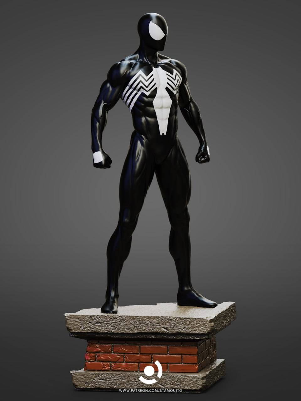 P站图纸印象馆 Stalyn Quito DC漫画 黑蜘蛛 Stalyn Quito DC漫画 黑蜘蛛