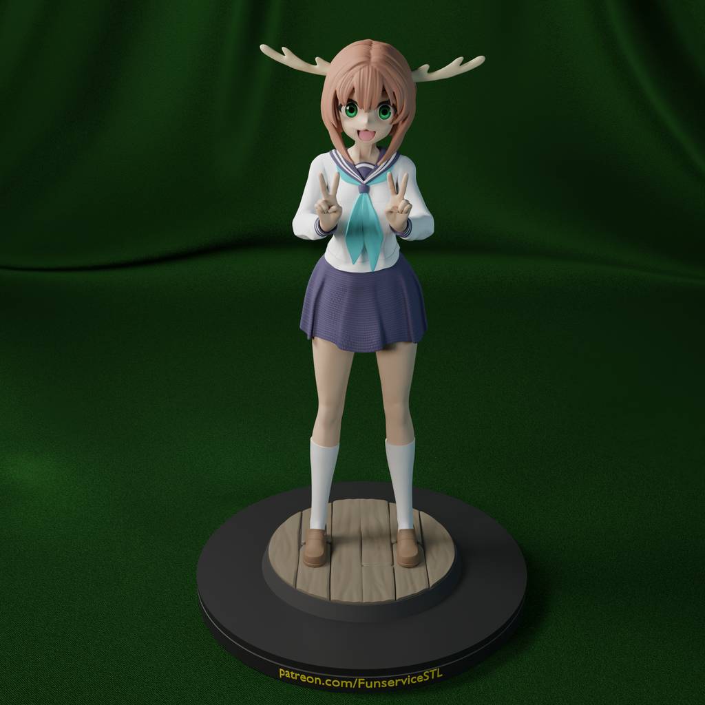 P站图纸印象馆 FunserviceSTL 鹿乃子乃子乃子虎视眈眈 FunserviceSTL 鹿乃子乃子乃子虎视眈眈