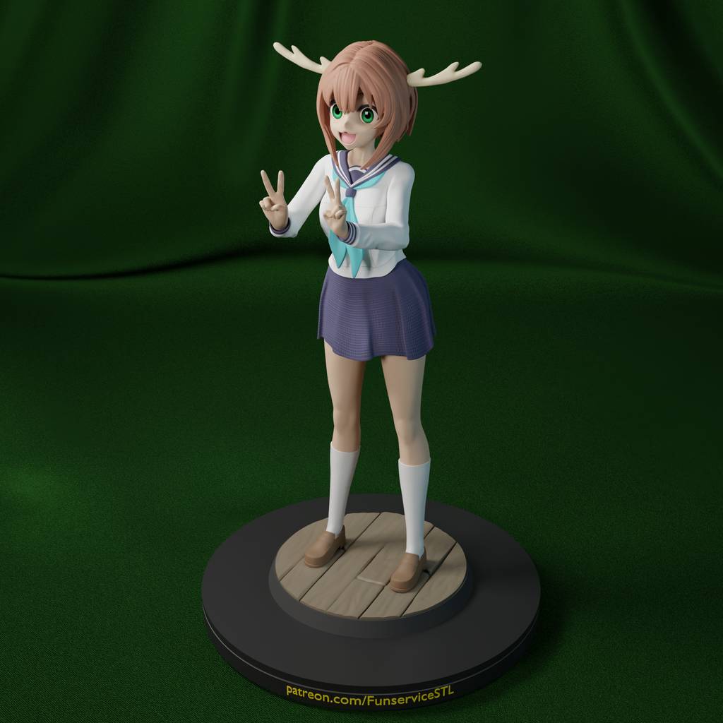 P站图纸印象馆 FunserviceSTL 鹿乃子乃子乃子虎视眈眈 FunserviceSTL 鹿乃子乃子乃子虎视眈眈