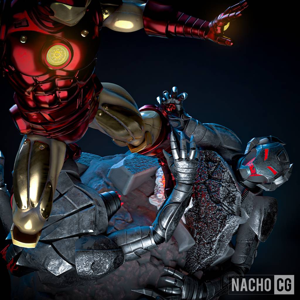 P站图纸印象馆 Nacho CG 漫威 钢铁侠 Nacho CG 漫威 钢铁侠