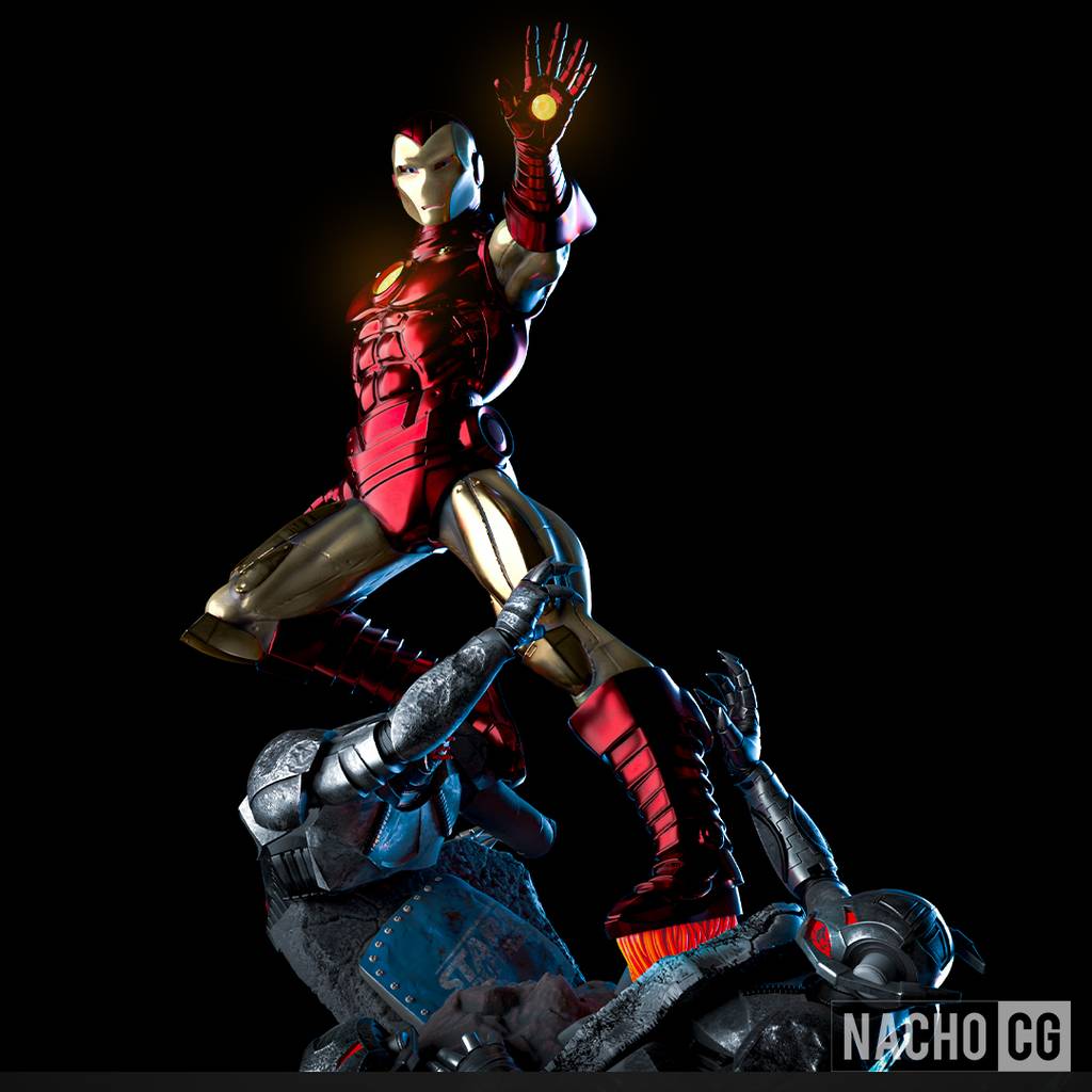 P站图纸印象馆 Nacho CG 漫威 钢铁侠 Nacho CG 漫威 钢铁侠
