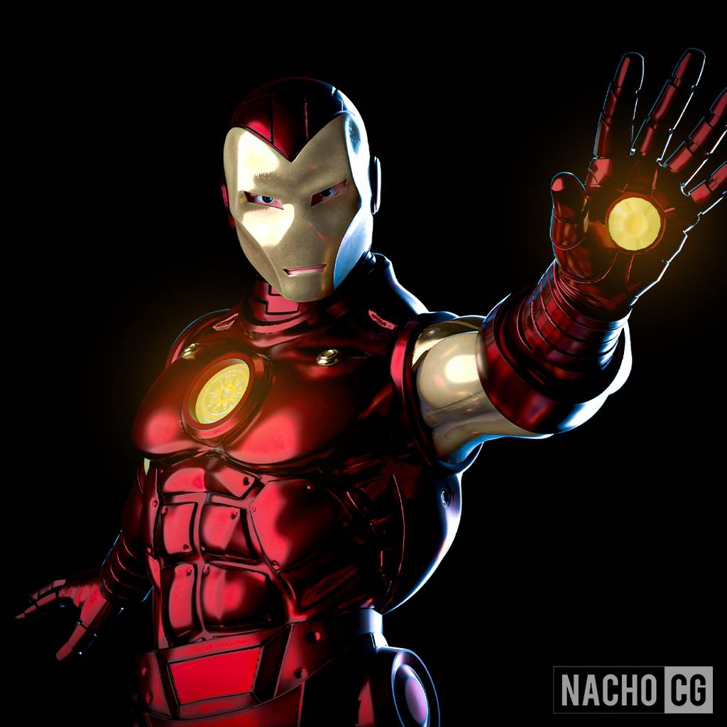 P站图纸印象馆 Nacho CG 漫威 钢铁侠 Nacho CG 漫威 钢铁侠