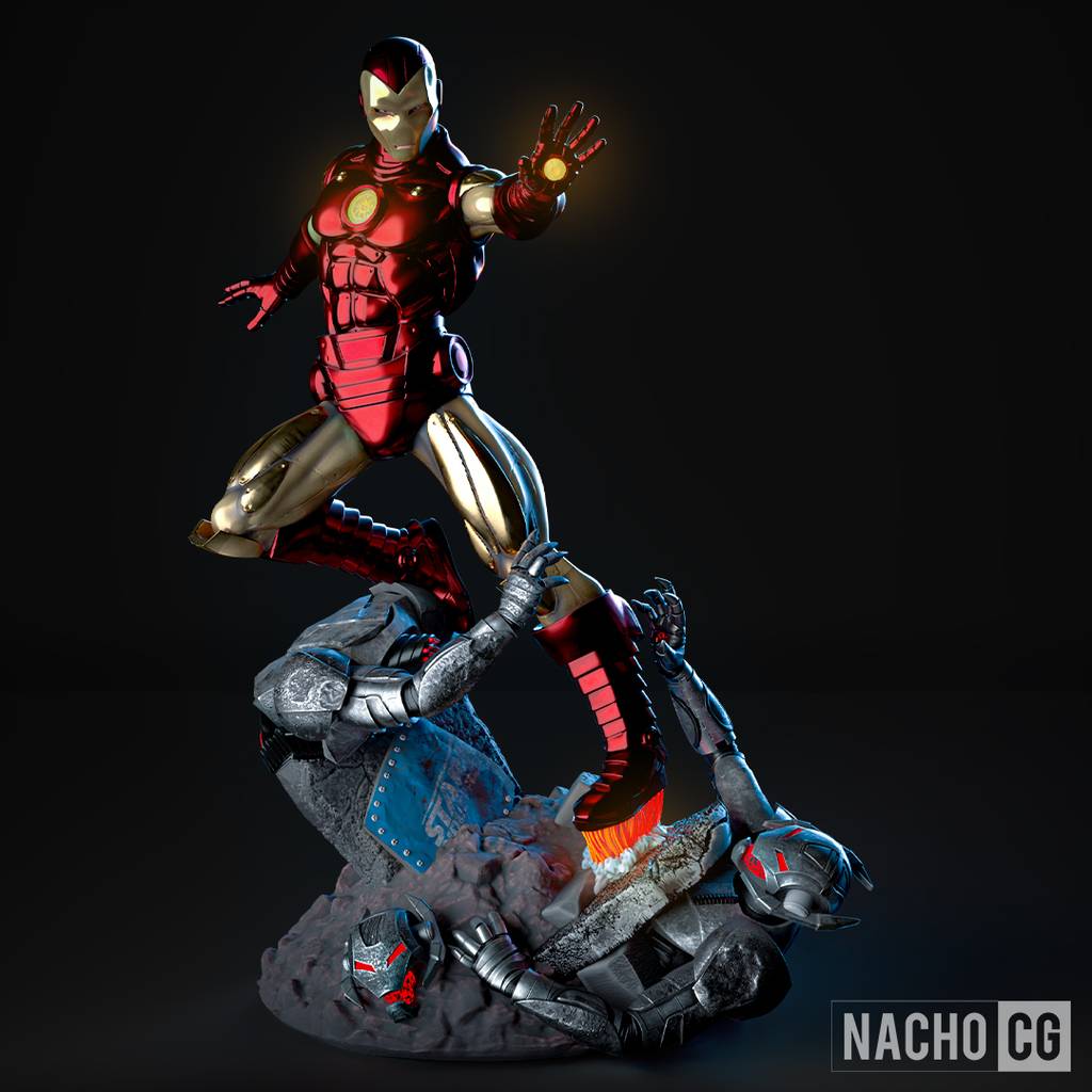 P站图纸印象馆 Nacho CG 漫威 钢铁侠 Nacho CG 漫威 钢铁侠