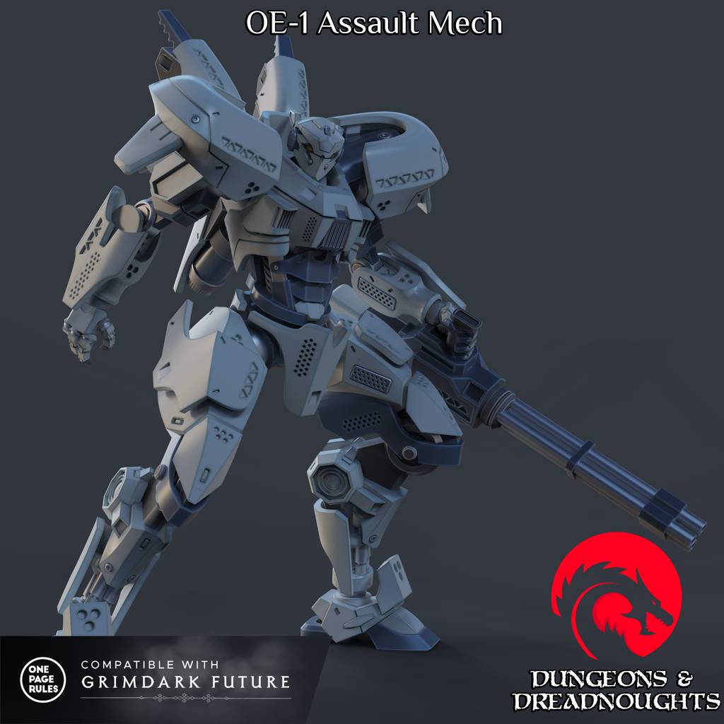 P站图纸印象馆 OE-1攻击机甲 OE-1攻击机甲