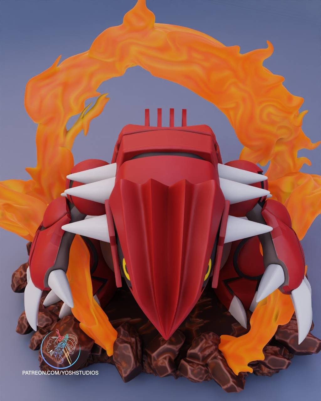 P站图纸印象馆 Yosh 精灵宝可梦 固拉多 Yosh 精灵宝可梦 固拉多