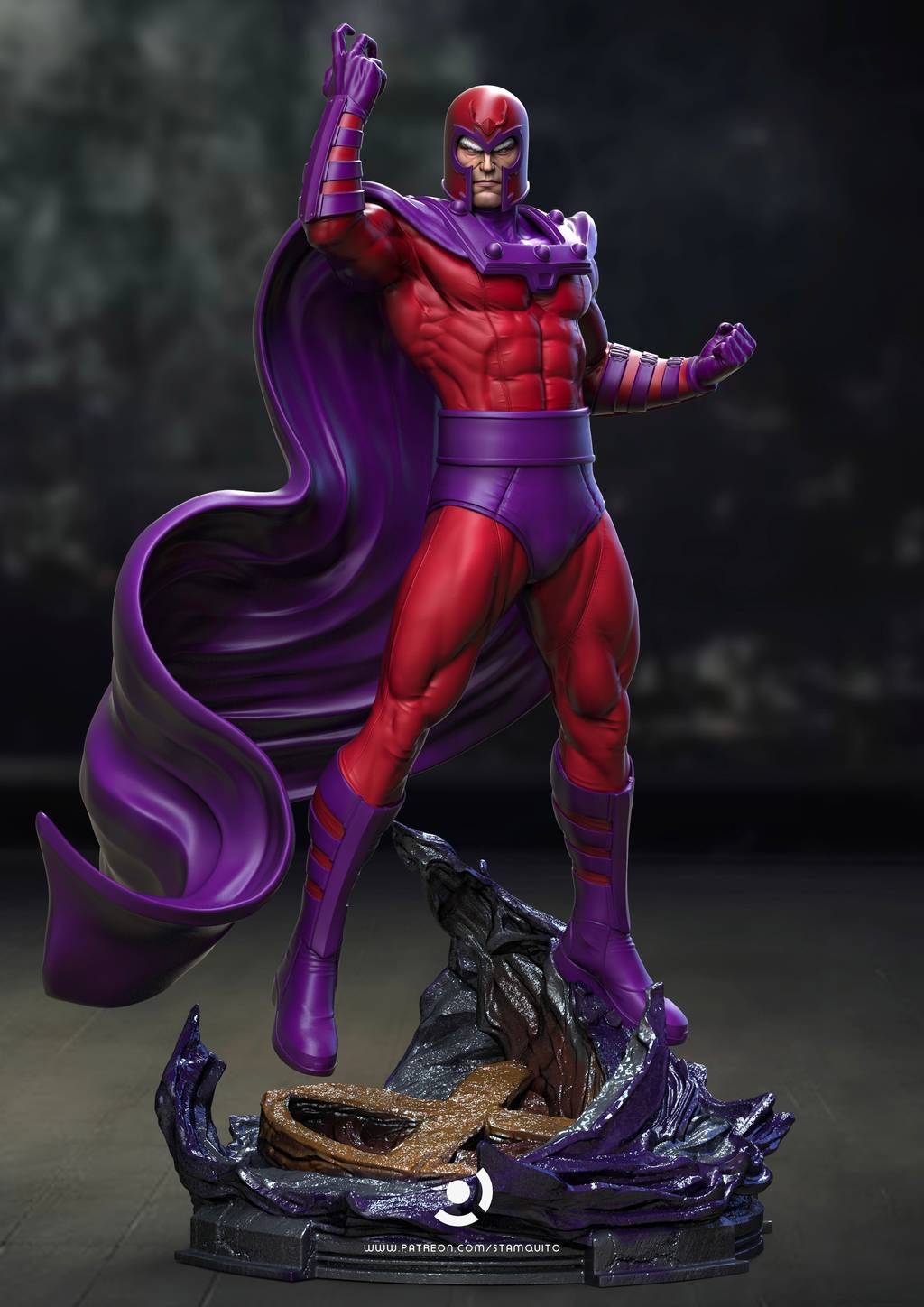 P站图纸印象馆 Stalyn Quito 漫威 万磁王 Stalyn Quito 漫威 万磁王