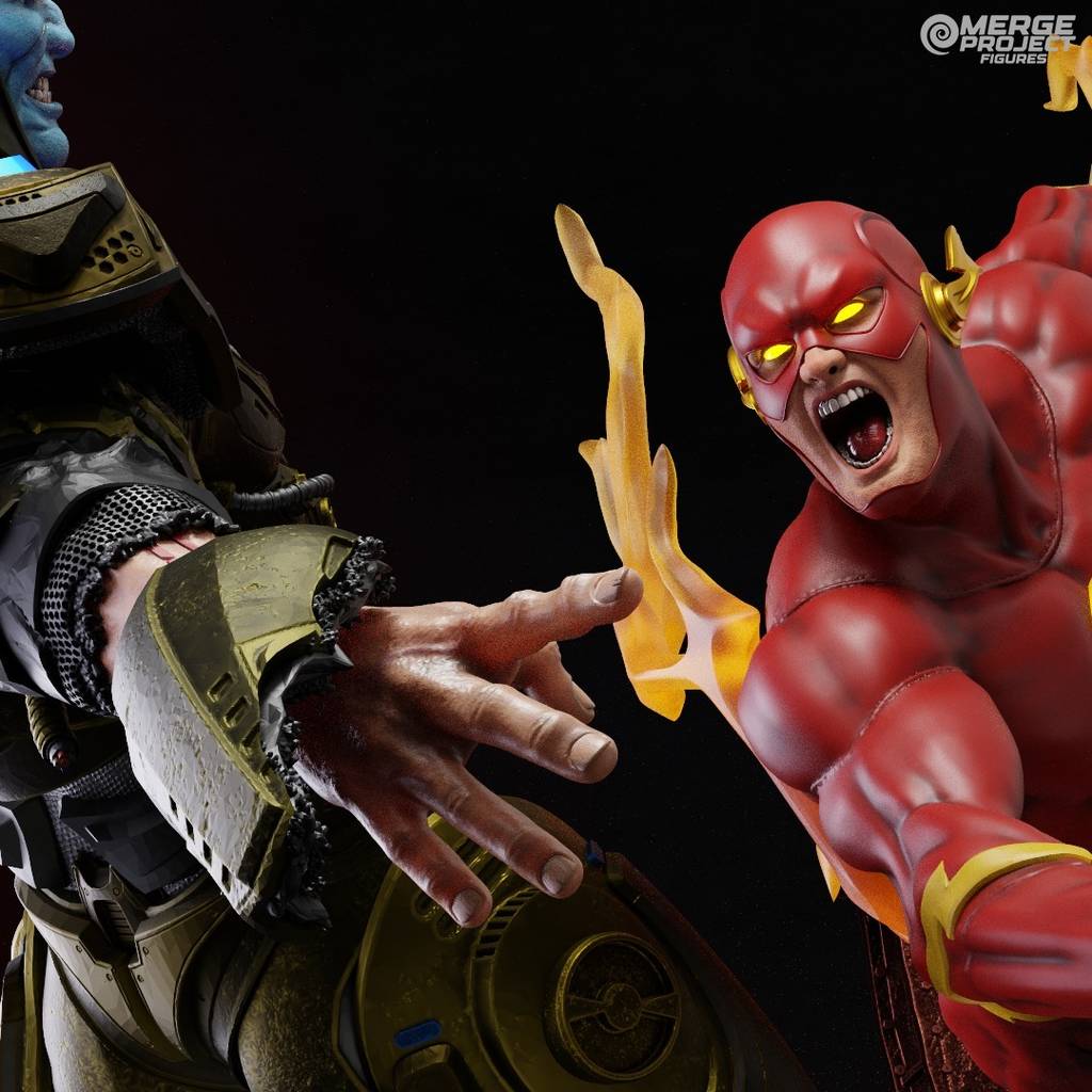 P站图纸印象馆 MPF DC漫画 闪电侠对战布莱尼亚克 MPF DC漫画 闪电侠对战布莱尼亚克