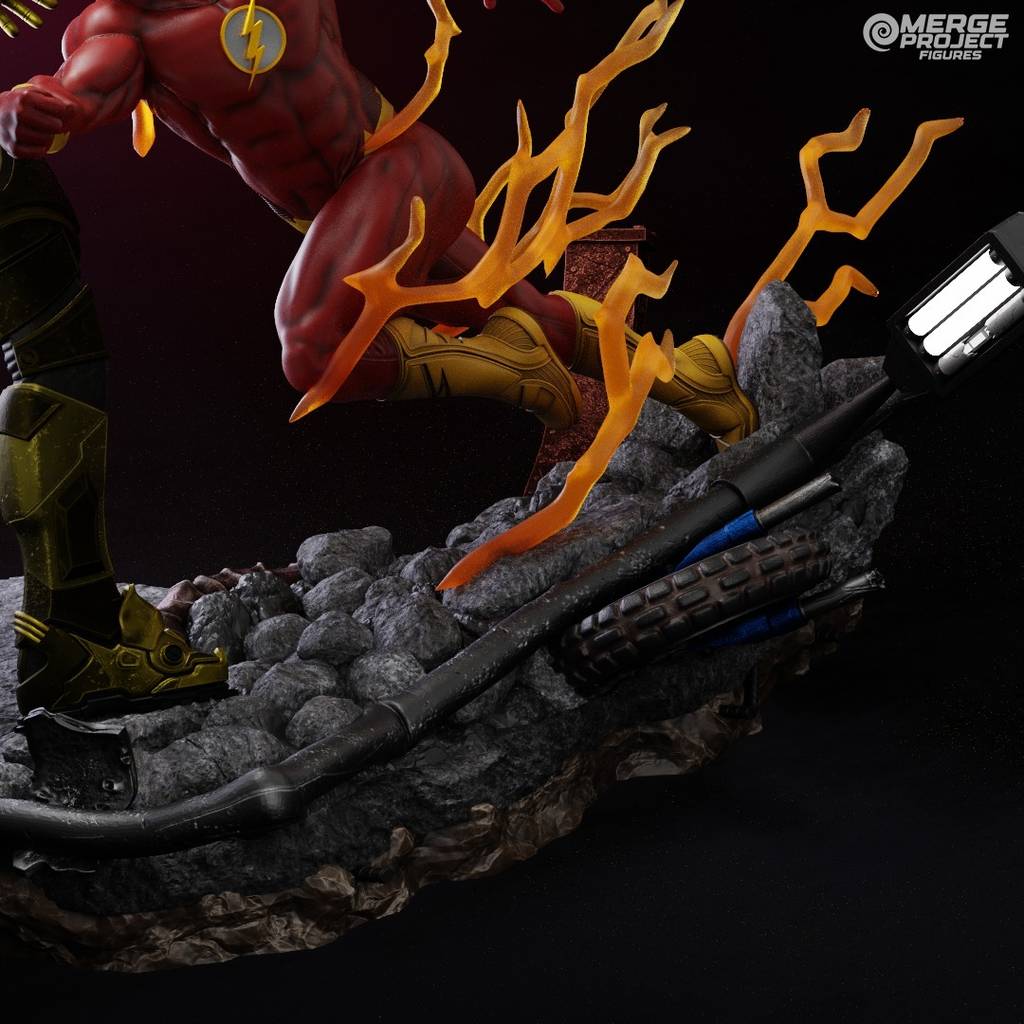 P站图纸印象馆 MPF DC漫画 闪电侠对战布莱尼亚克 MPF DC漫画 闪电侠对战布莱尼亚克