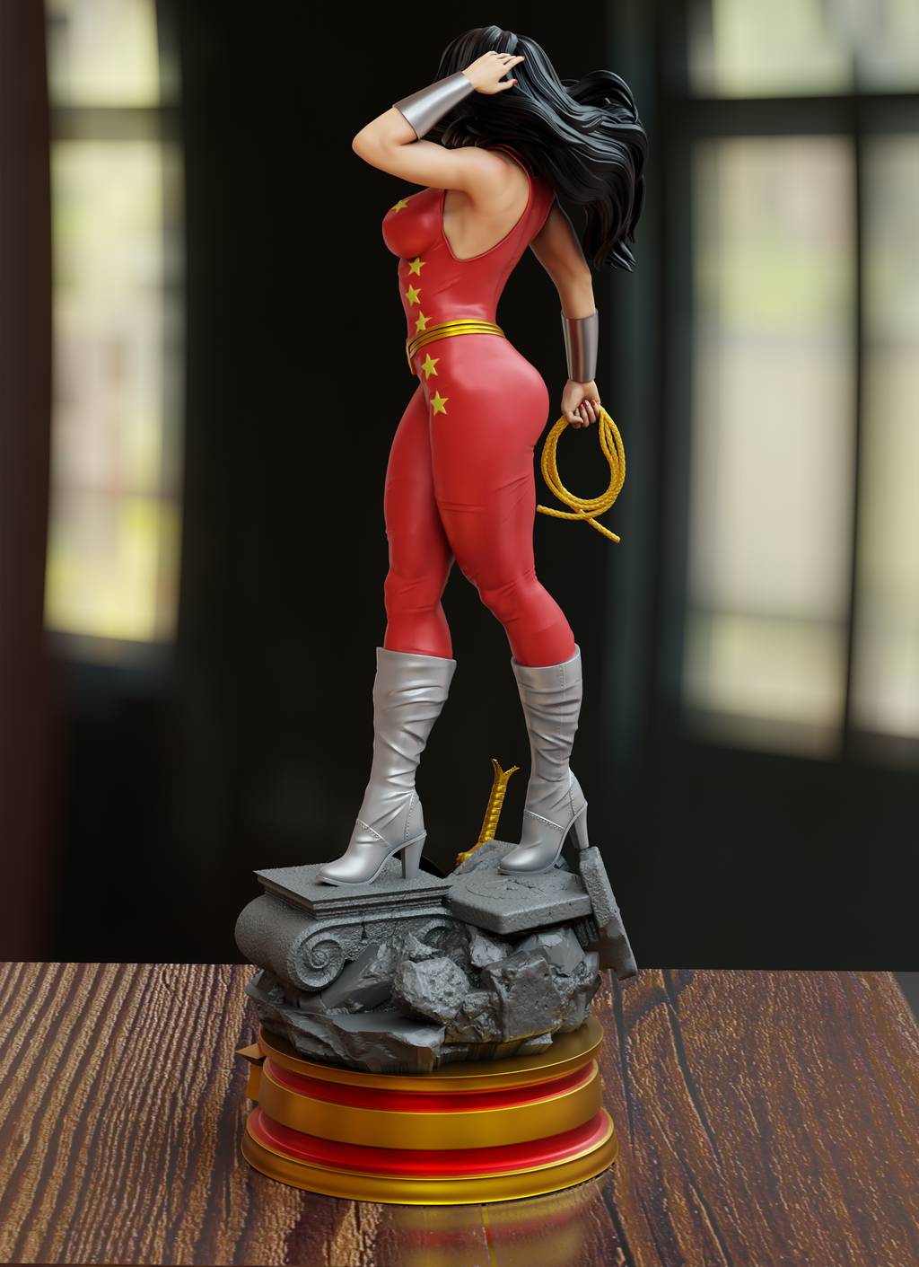 P站图纸印象馆 BrunoArt3D DC漫画 唐娜·特洛伊 BrunoArt3D DC漫画 唐娜·特洛伊