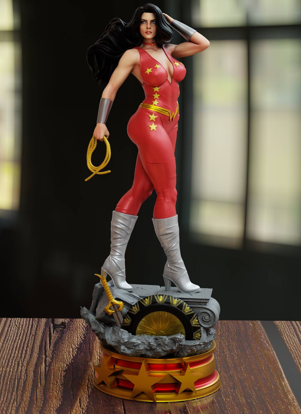 P站图纸印象馆 BrunoArt3D DC漫画 唐娜·特洛伊 BrunoArt3D DC漫画 唐娜·特洛伊