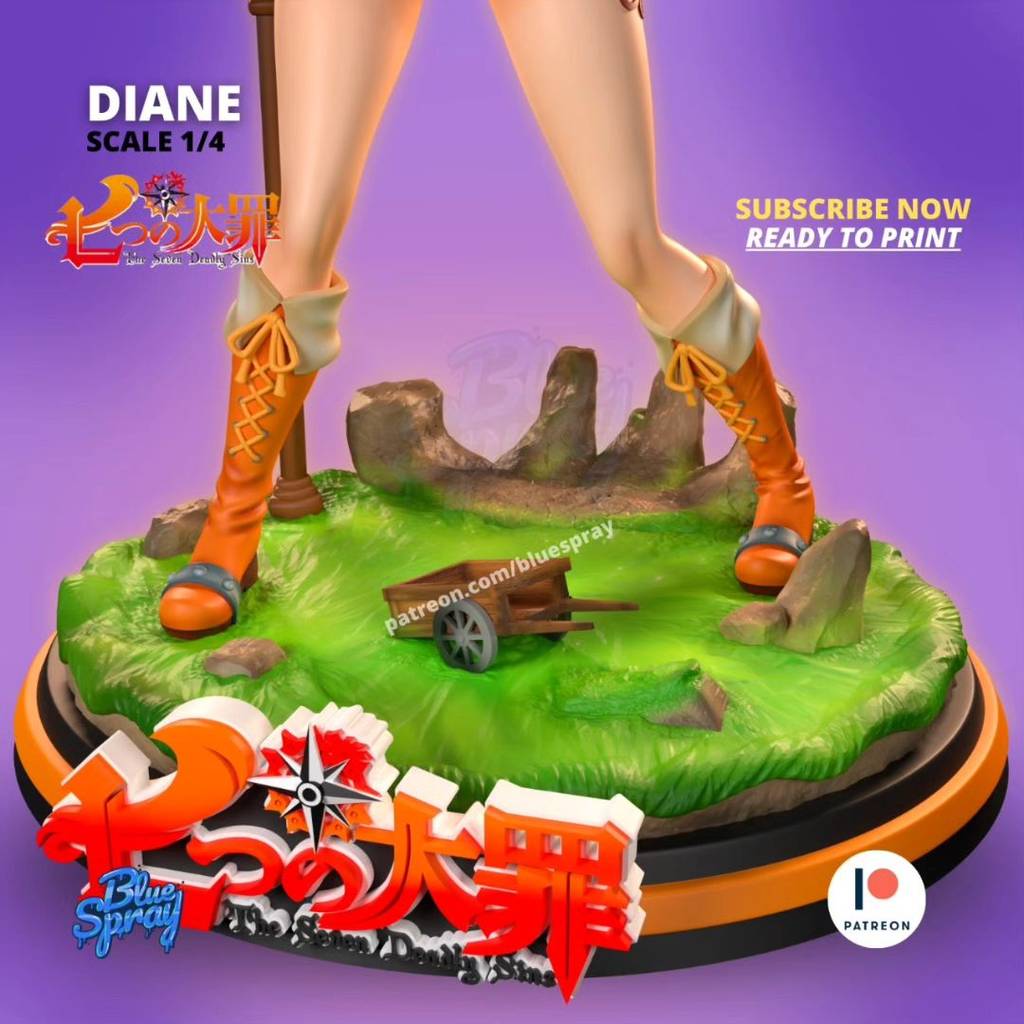 P站图纸印象馆 Blue Spray 七大罪 黛安 Blue Spray 七大罪 黛安