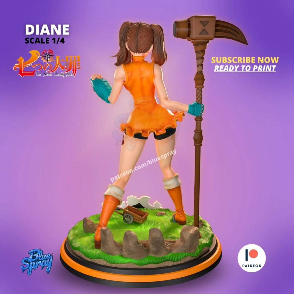 P站图纸印象馆 Blue Spray 七大罪 黛安 Blue Spray 七大罪 黛安