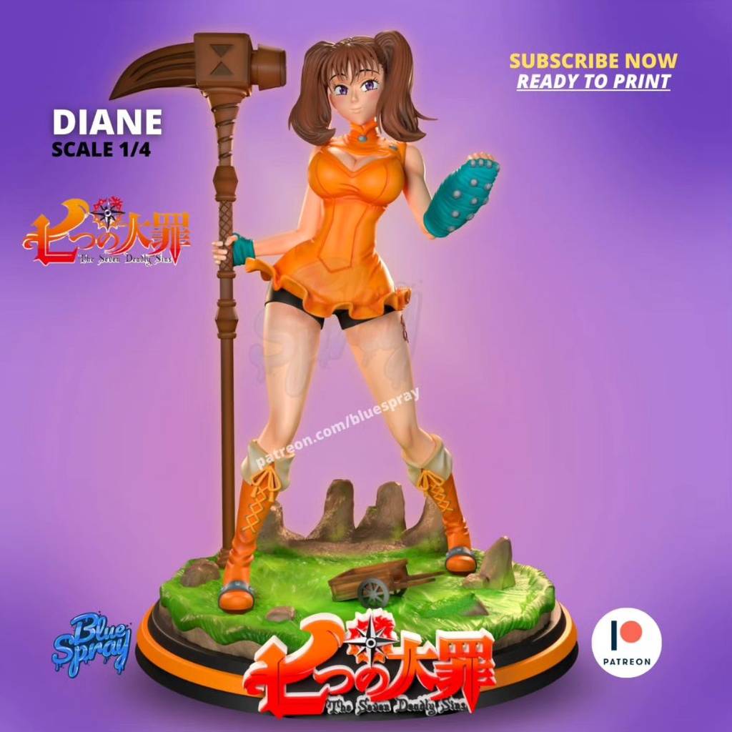 P站图纸印象馆 Blue Spray 七大罪 黛安 Blue Spray 七大罪 黛安