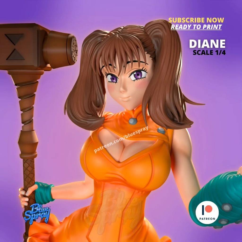 P站图纸印象馆 Blue Spray 七大罪 黛安 Blue Spray 七大罪 黛安