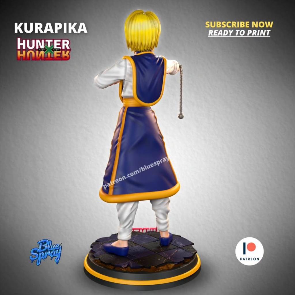 P站图纸印象馆 Blue Spray 全职猎人 酷拉皮卡 Blue Spray 全职猎人 酷拉皮卡