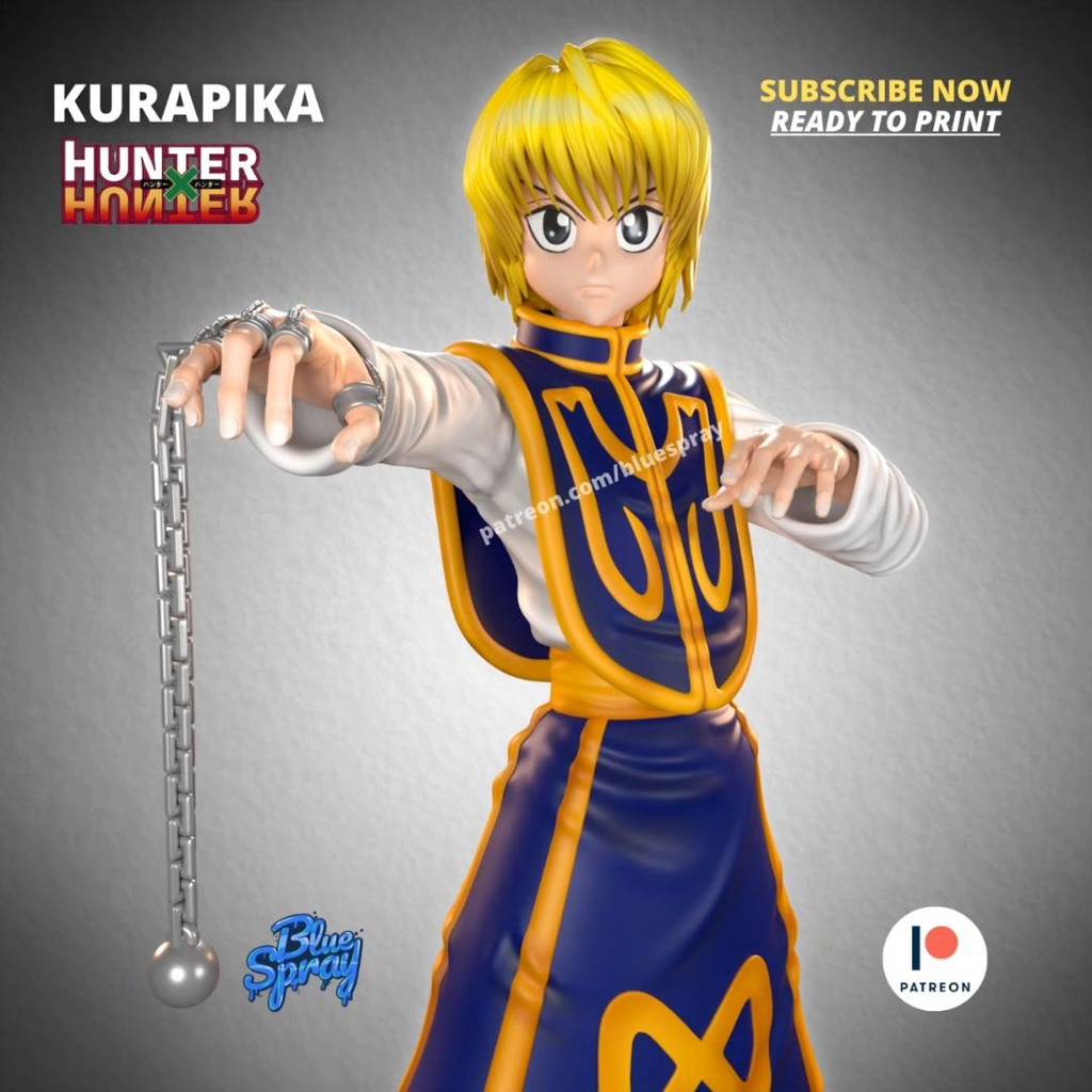 P站图纸印象馆 Blue Spray 全职猎人 酷拉皮卡 Blue Spray 全职猎人 酷拉皮卡