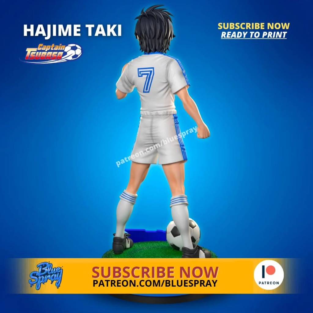 P站图纸印象馆 Blue Spray 足球小将 泷一 Blue Spray 足球小将 泷一