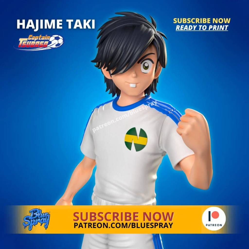 P站图纸印象馆 Blue Spray 足球小将 泷一 Blue Spray 足球小将 泷一