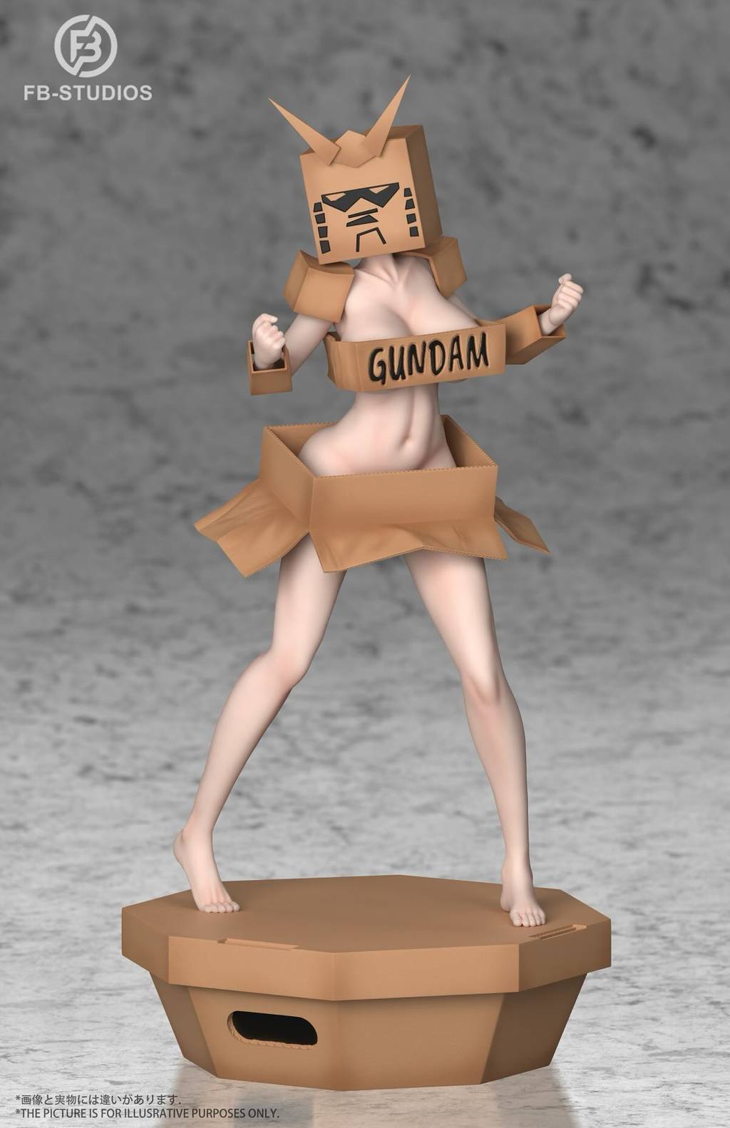 P站图纸印象馆 纸箱女孩 纸箱女孩