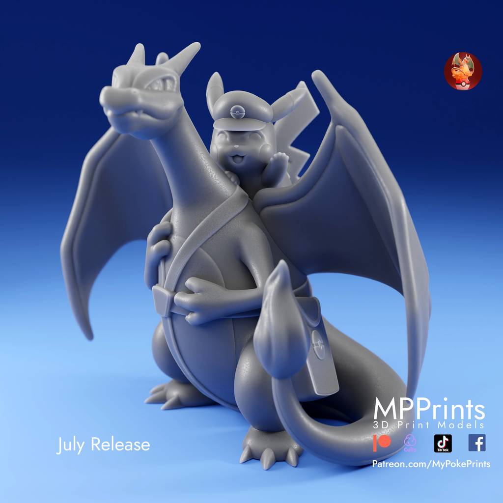 P站图纸印象馆 口袋妖怪 喷火龙 口袋妖怪 喷火龙