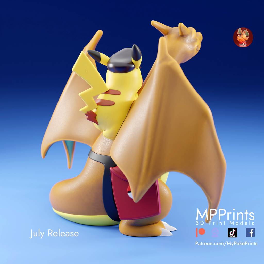 P站图纸印象馆 口袋妖怪 喷火龙 口袋妖怪 喷火龙