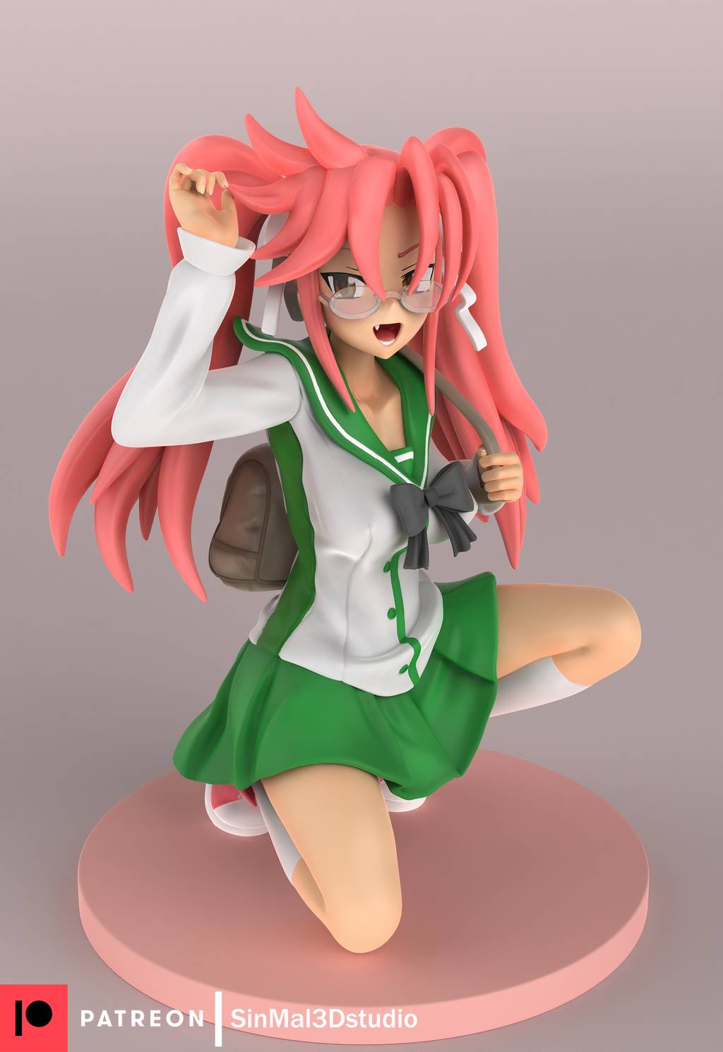 Sin3Dstudio 学园默示录 高城沙耶