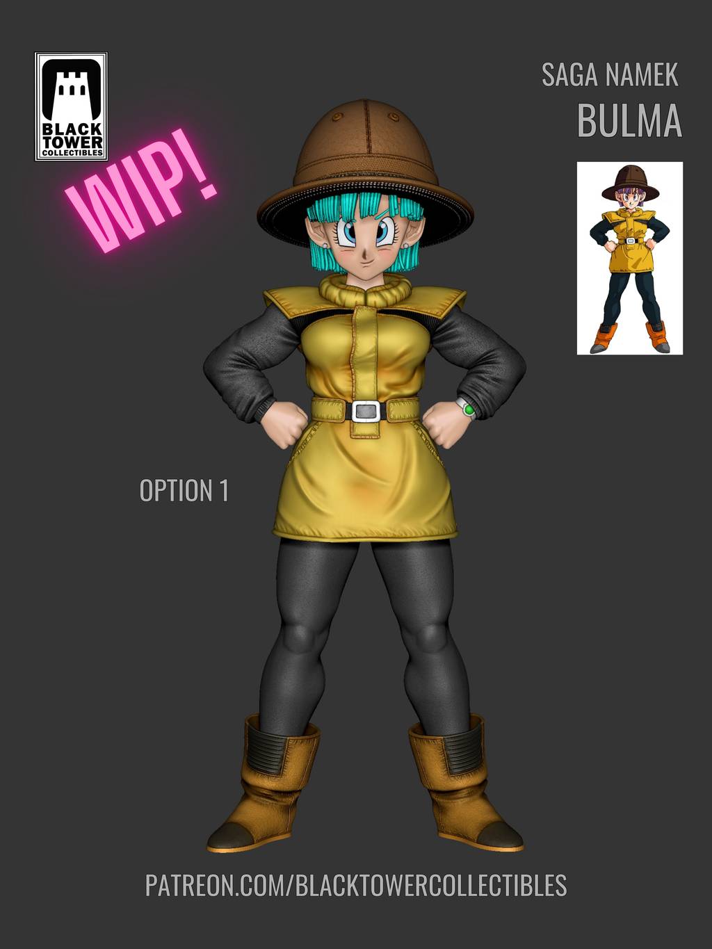 P站图纸印象馆 Black Towe 龙珠 布尔玛 Black Towe 龙珠 布尔玛