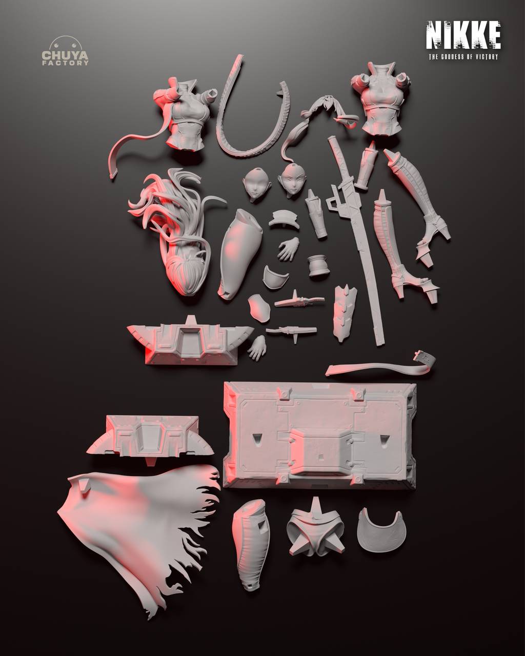 P站图纸印象馆 Chuya Factory 胜利女神 红莲暗影 Chuya Factory 胜利女神 红莲暗影