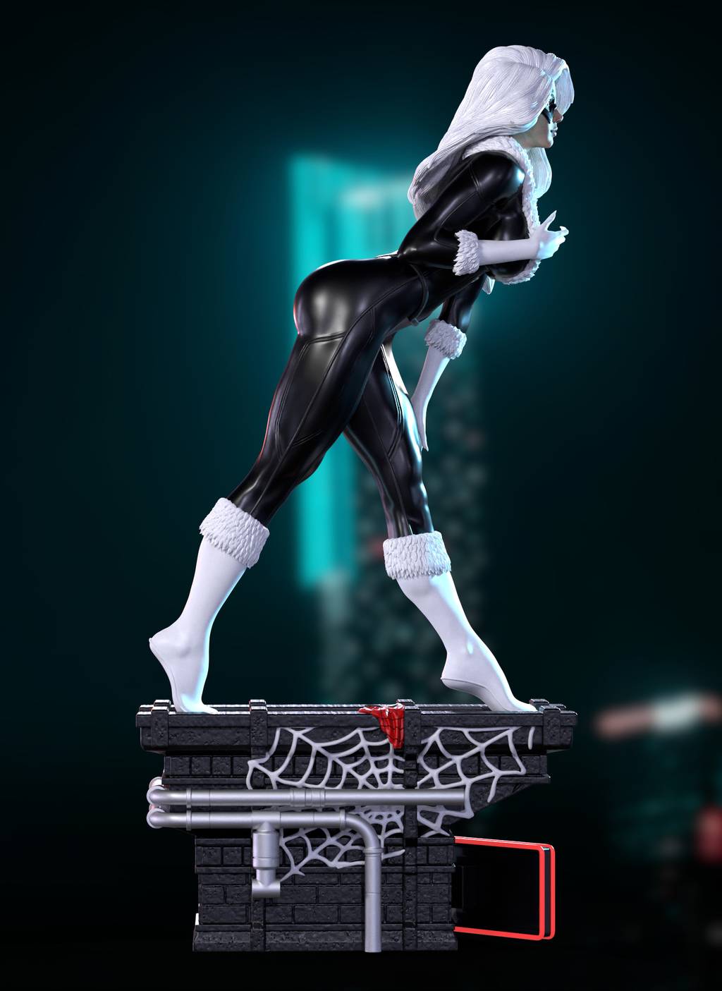 P站图纸印象馆 ABE3D 漫威 黑猫 ABE3D 漫威 黑猫