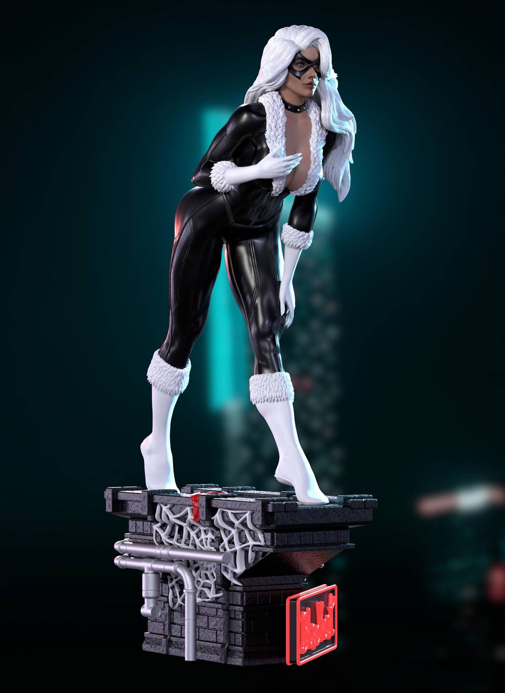 P站图纸印象馆 ABE3D 漫威 黑猫 ABE3D 漫威 黑猫