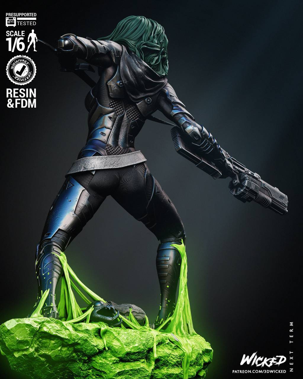 P站图纸印象馆 3DWicked 漫威 卡魔拉·贞·忽贝莉·本·泰坦 3DWicked 漫威 卡魔拉·贞·忽贝莉·本·泰坦