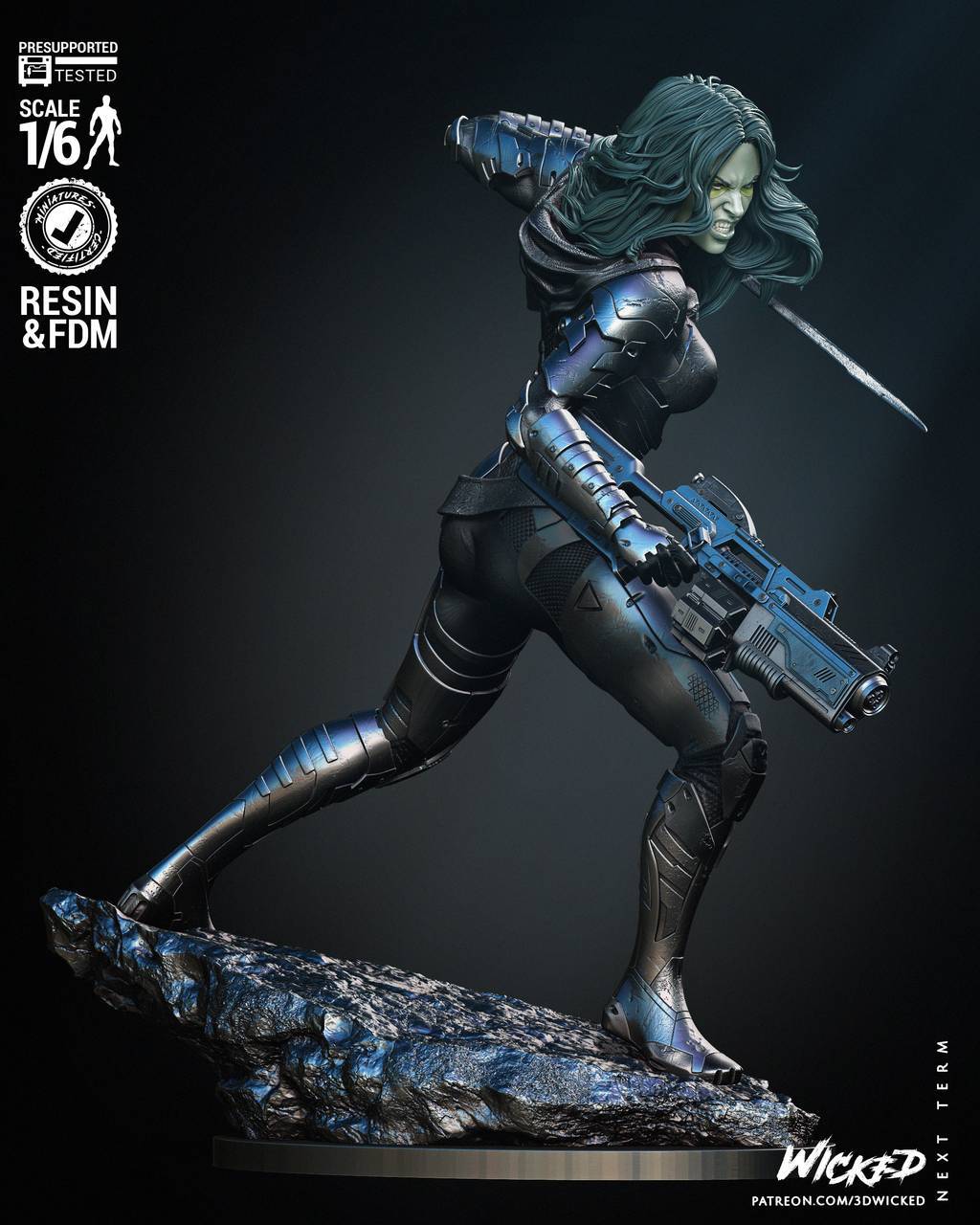 P站图纸印象馆 3DWicked 漫威 卡魔拉·贞·忽贝莉·本·泰坦 3DWicked 漫威 卡魔拉·贞·忽贝莉·本·泰坦