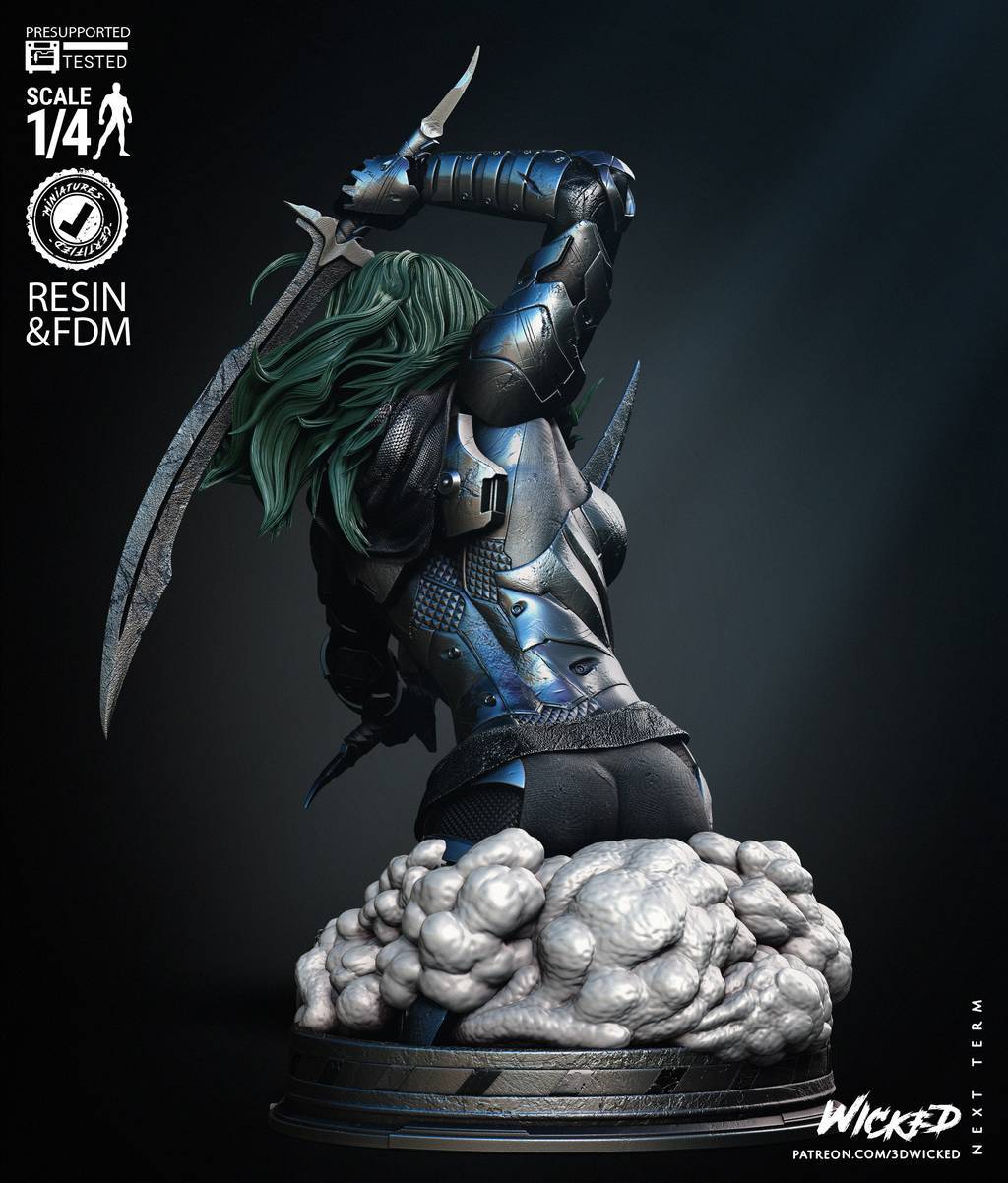 P站图纸印象馆 3DWicked 漫威 卡魔拉·贞·忽贝莉·本·泰坦 3DWicked 漫威 卡魔拉·贞·忽贝莉·本·泰坦