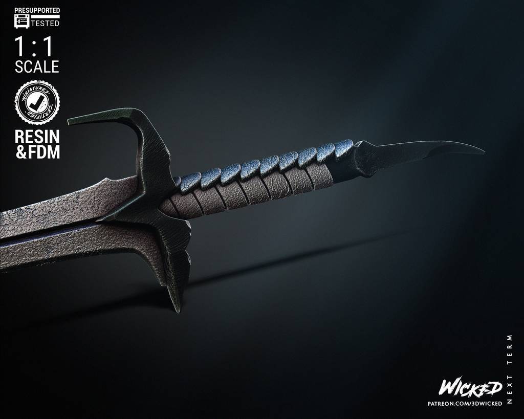 P站图纸印象馆 3DWicked 漫威 卡魔拉的武器 3DWicked 漫威 卡魔拉的武器