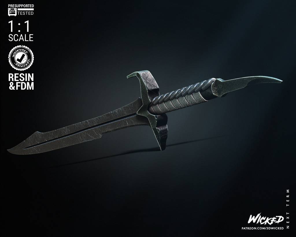 P站图纸印象馆 3DWicked 漫威 卡魔拉的武器 3DWicked 漫威 卡魔拉的武器