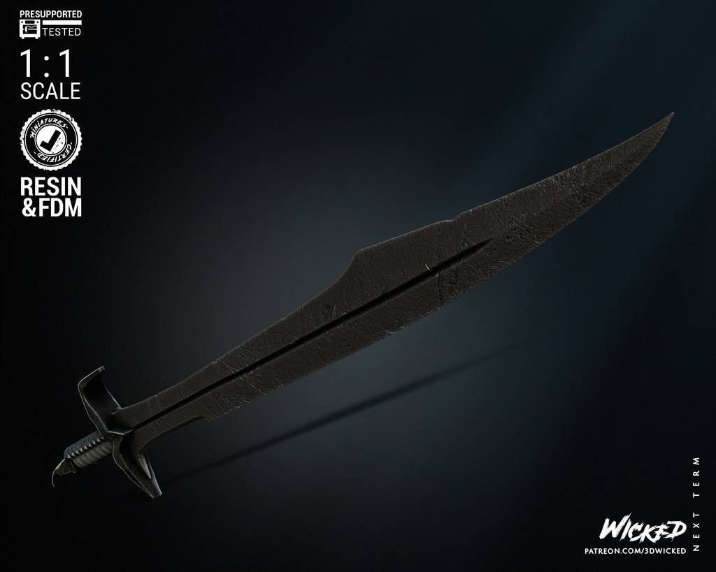 P站图纸印象馆 3DWicked 漫威 卡魔拉的武器 3DWicked 漫威 卡魔拉的武器