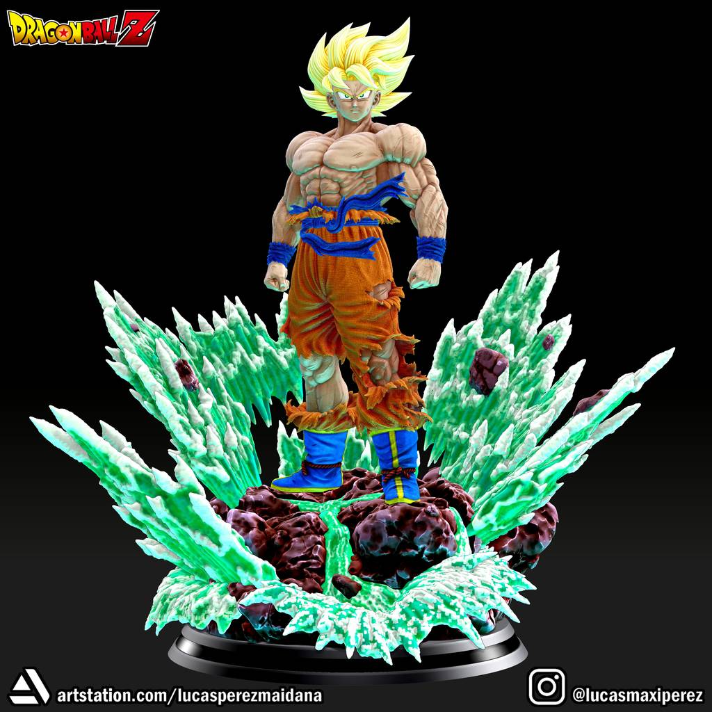 P站图纸印象馆 Lucas Perez 龙珠 超级赛亚人悟空 Lucas Perez 龙珠 超级赛亚人悟空