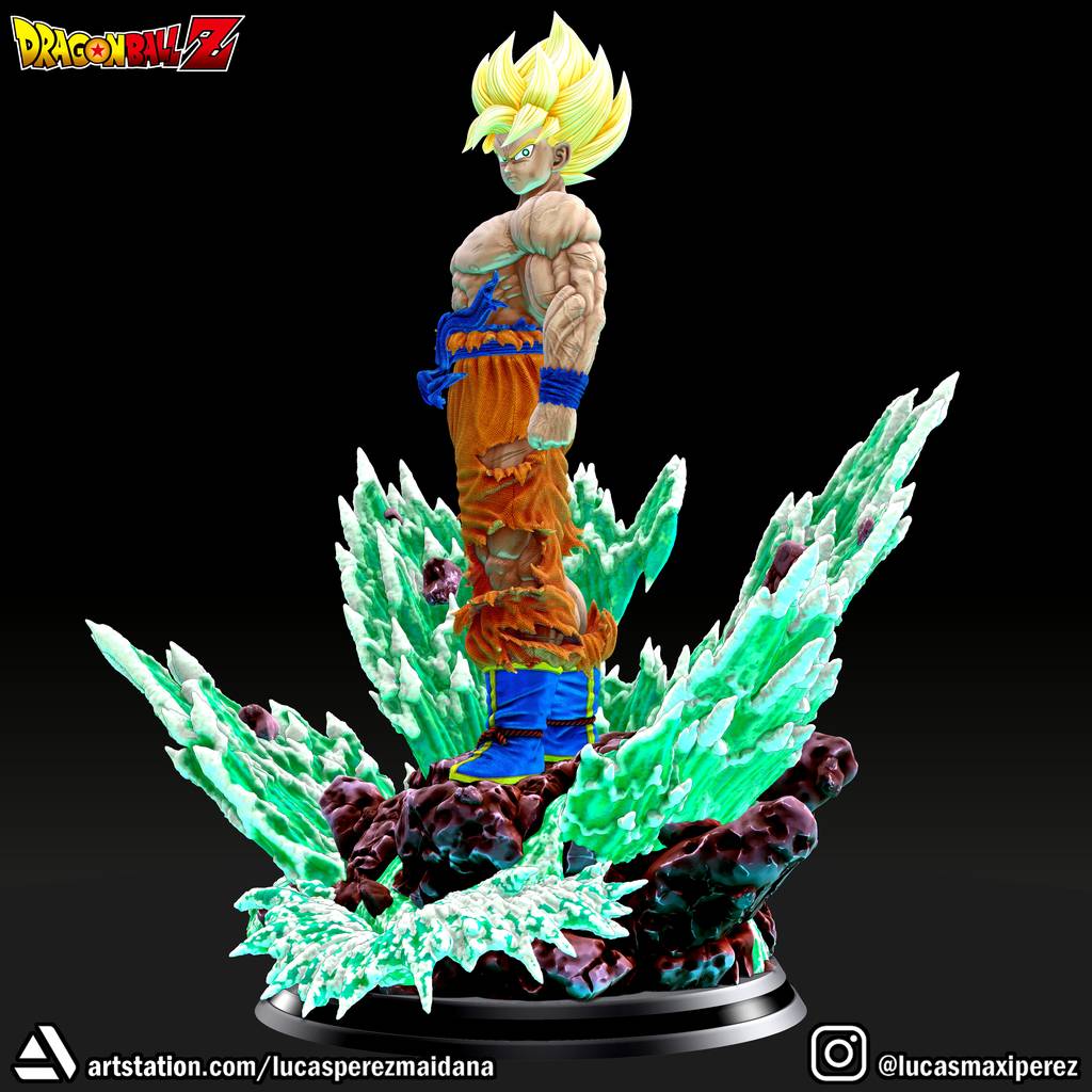 P站图纸印象馆 Lucas Perez 龙珠 超级赛亚人悟空 Lucas Perez 龙珠 超级赛亚人悟空